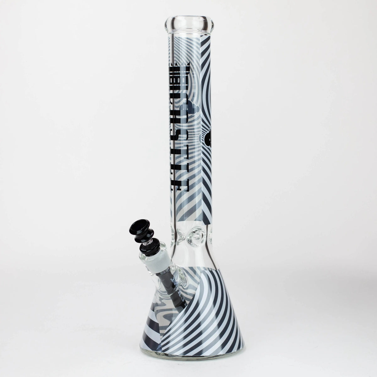 Castle Glassworks - 16" Decal Beaker Bong - Demon - Canada