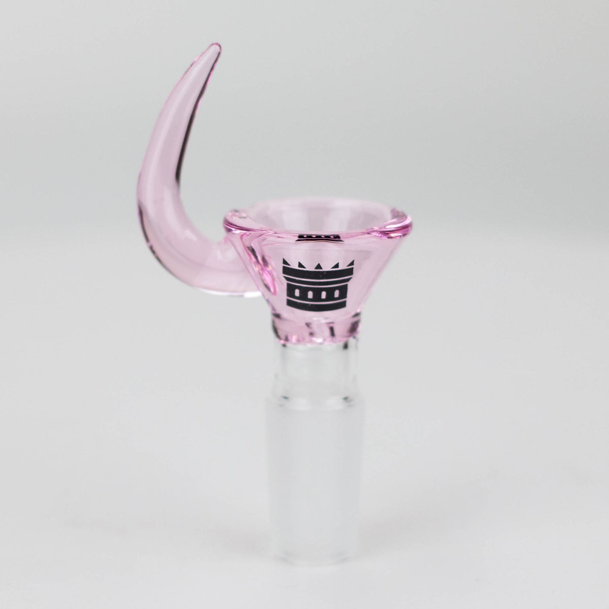 Castle Glassworks Horn Bowl Piece - Canada - Pink