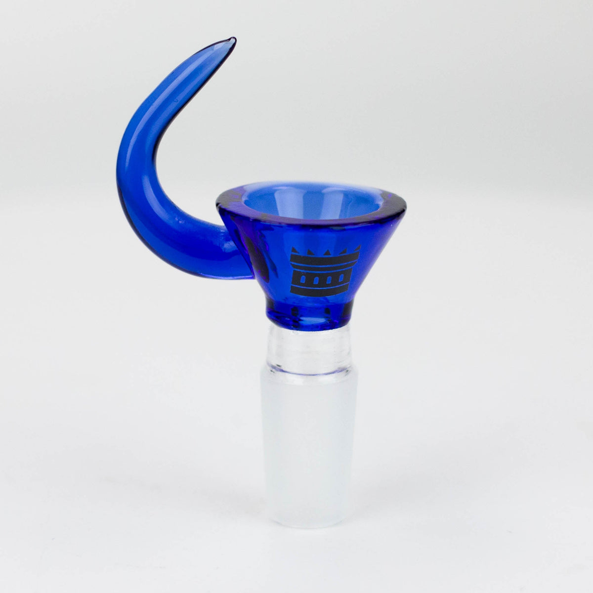 Castle Glassworks Horn Bowl Piece - Canada - Blue