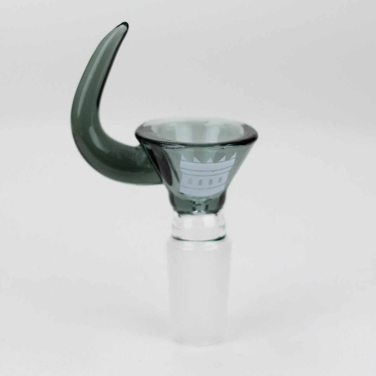 Castle Glassworks Horn Bowl Piece - Canada - Grey