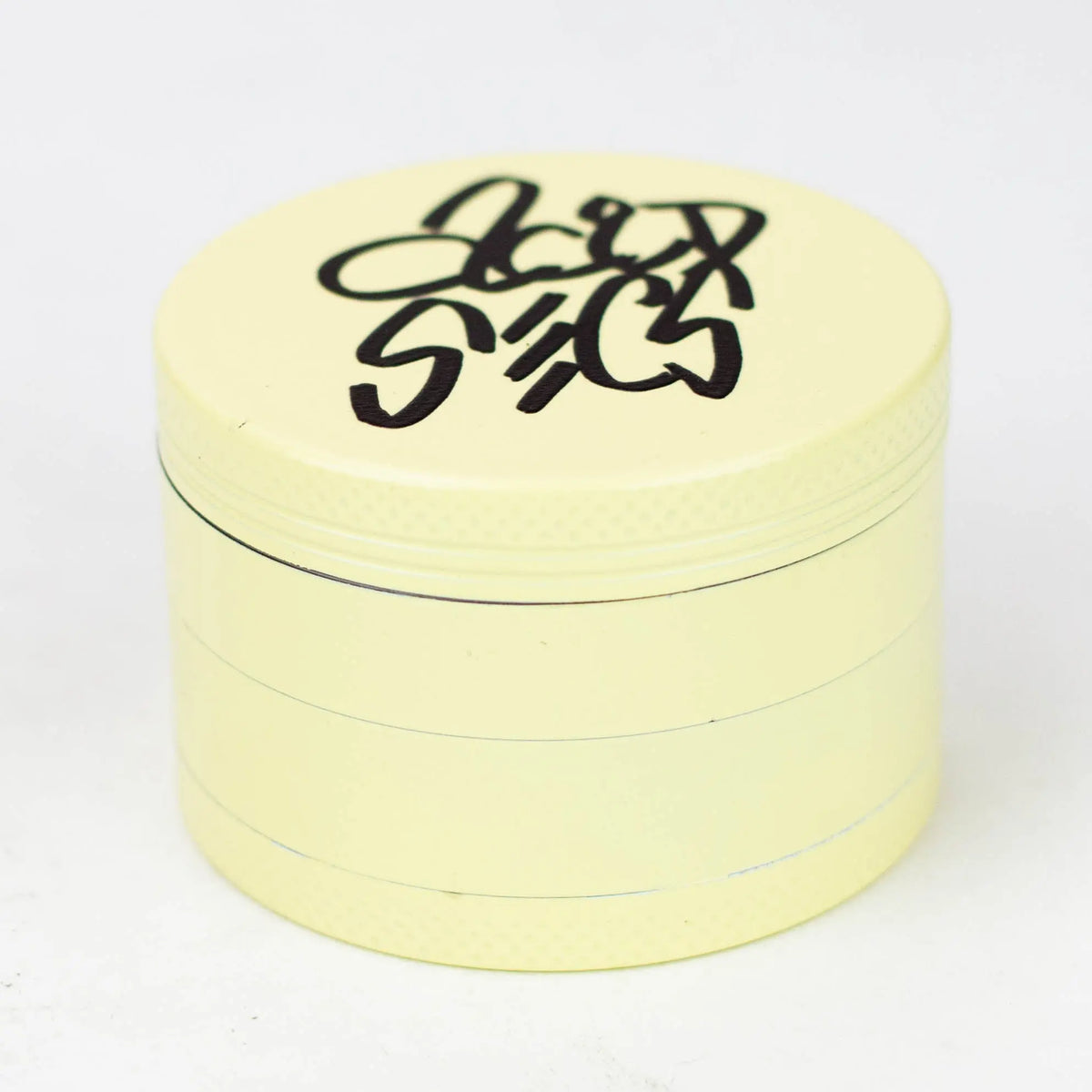 Acid Secs 63mm Glow-in-the-Dark Metal Herb Grinder - Yellow - Canada