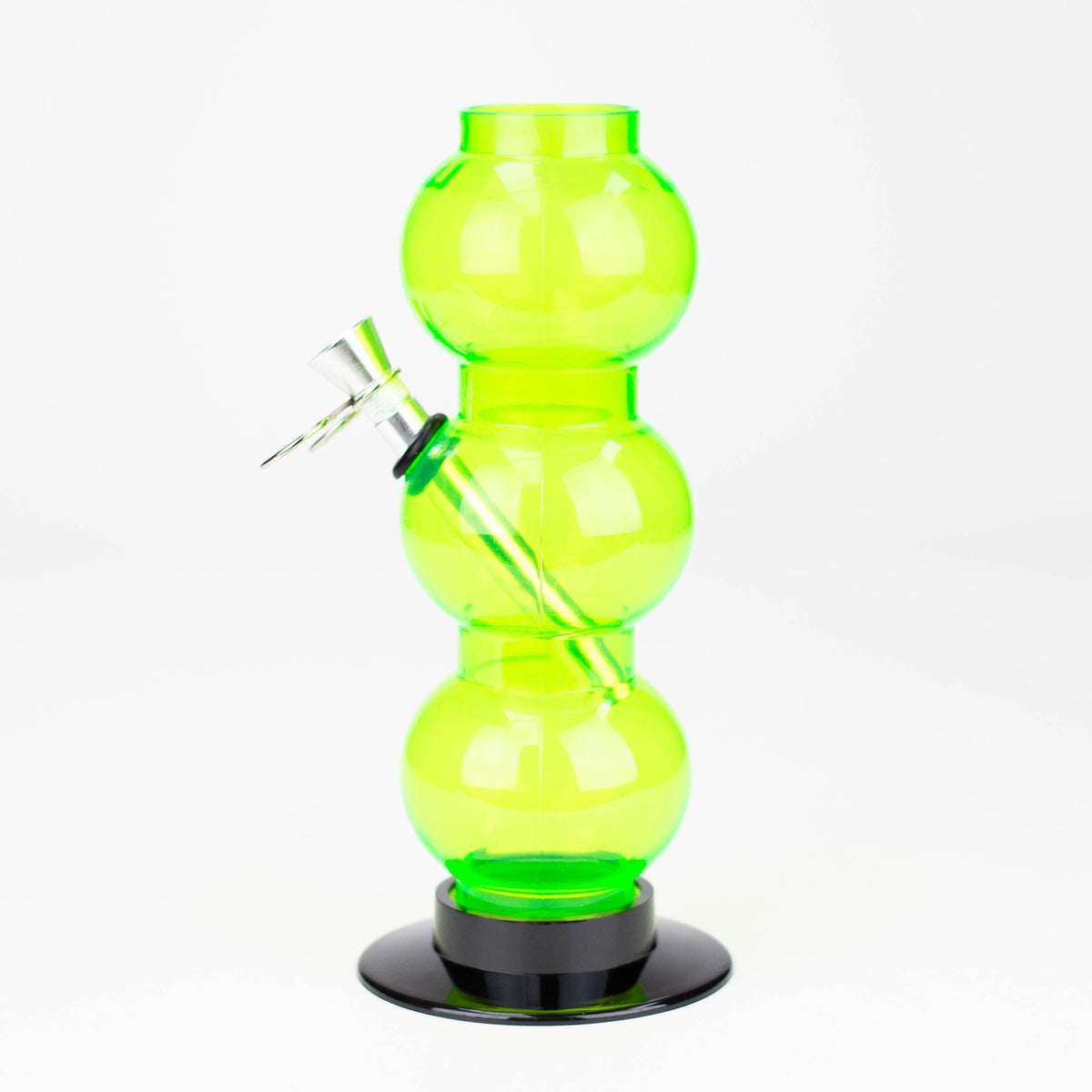 6 Inch Small Green Acrylic Bong