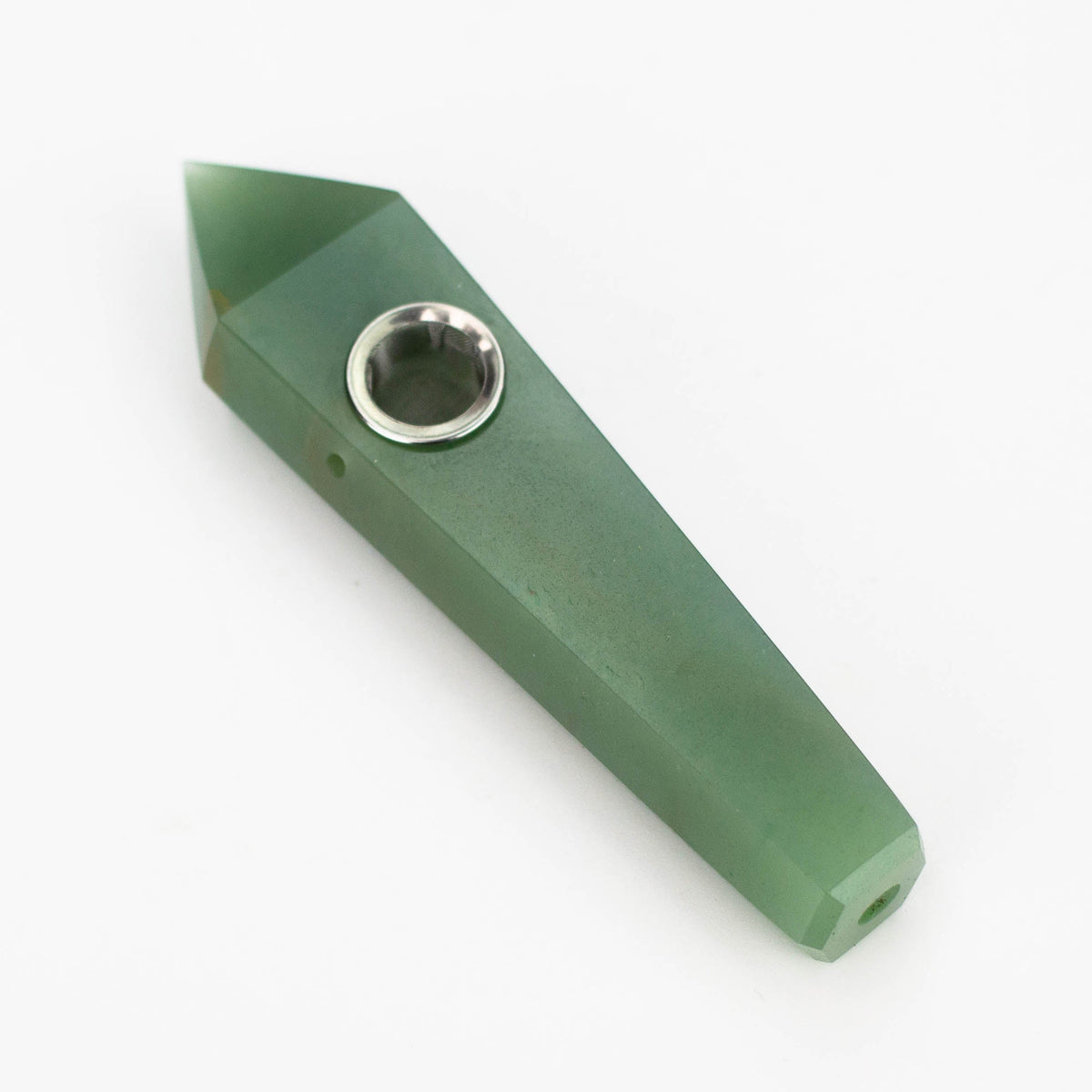 Acid Secs Green Adventurine Crystal Pipe in Canada