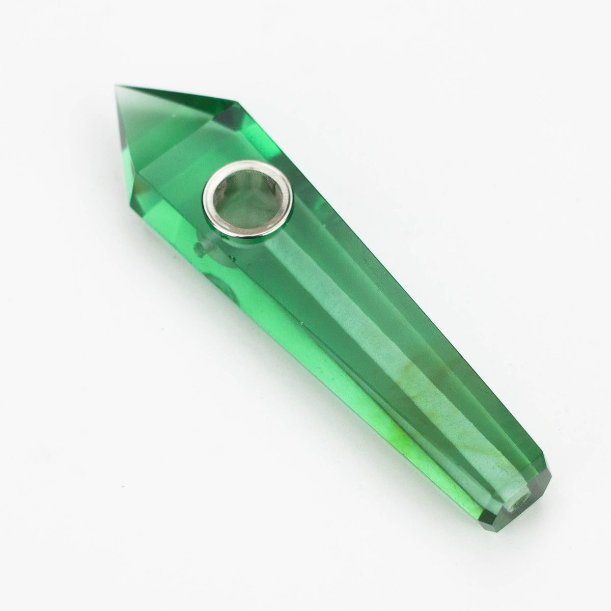 Acid Secs Transparent Crystal Quartz Pipe Canada - Green