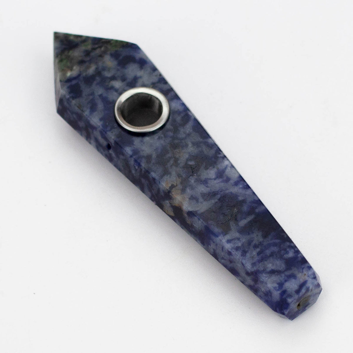 Acid Secs | Blue Dot Stone Pipe for Cannabis