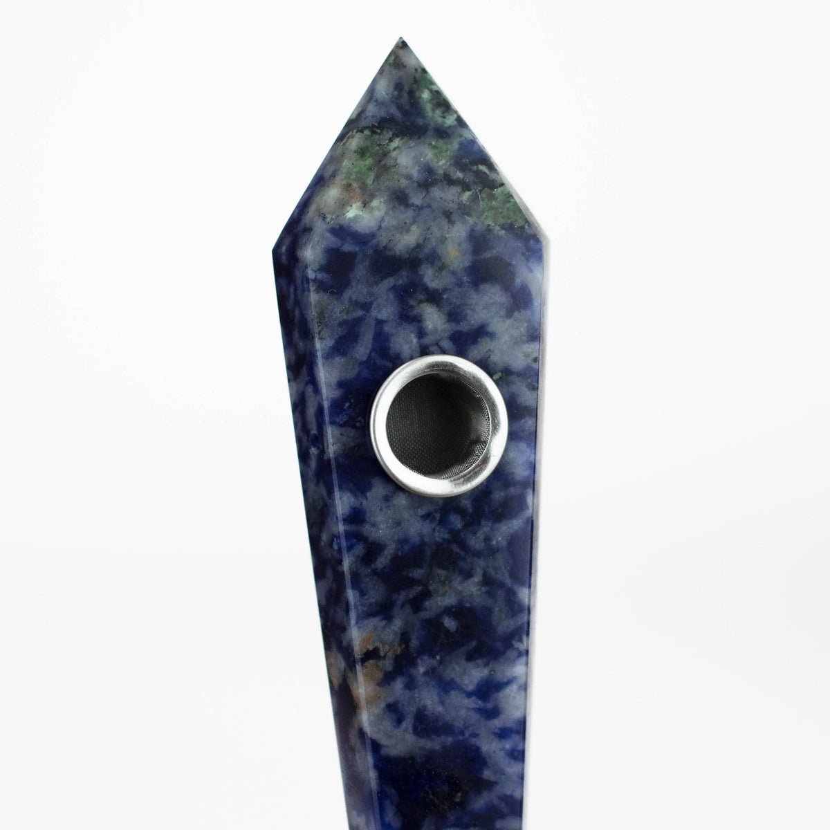 Acid Secs Blue Dot Stone Pipe in Blue