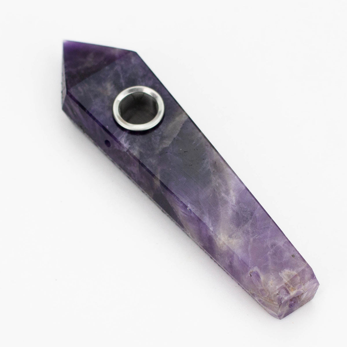 Acid Secs Pure Amethyst Crystal Pipe for Cannabis