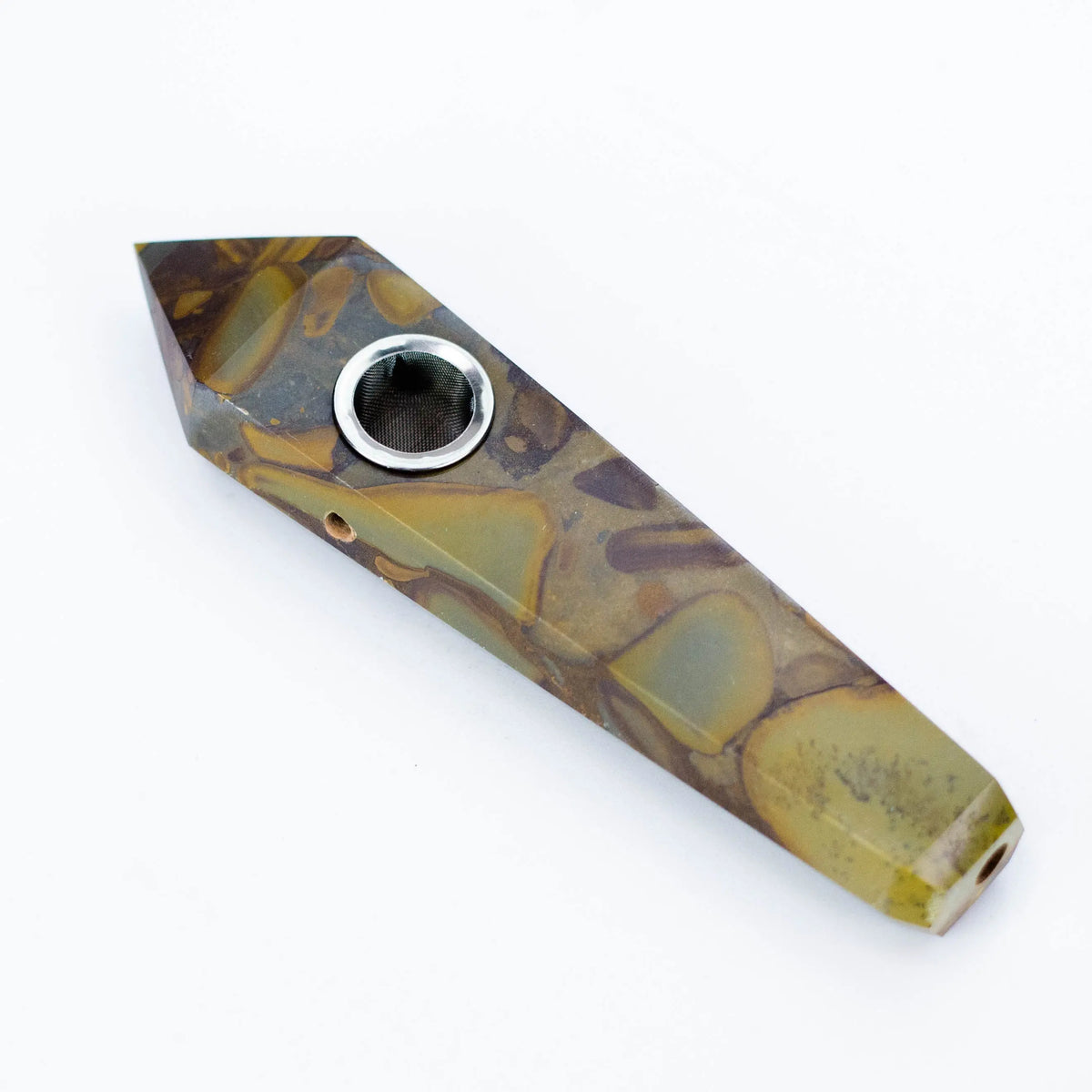 Acid Secs Semi-Precious Apophyllite Stone Pipe for weed