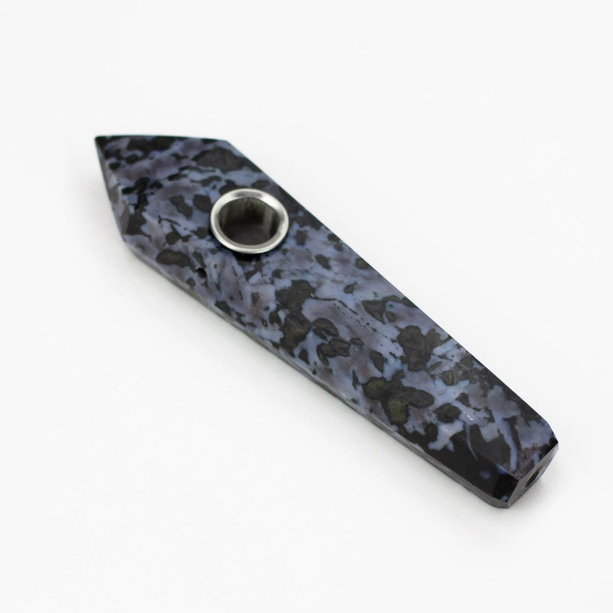 Acid Secs Grey Camo Feldspar Stone Pipe for Cannabis