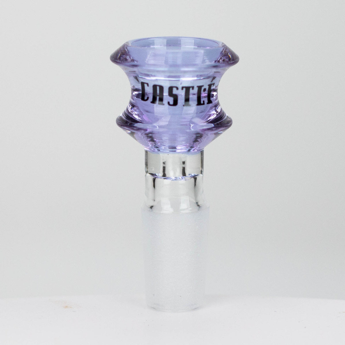 Castle Glassworks purple bowl piece for bong 14mm