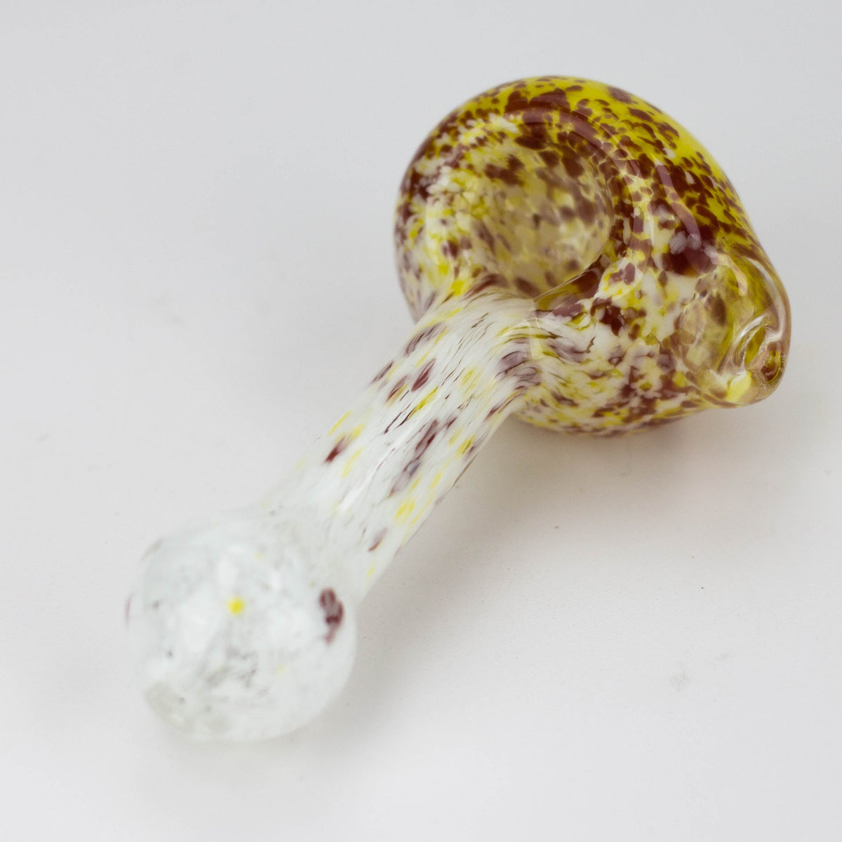 4 inch Explosion White Glass Pipe