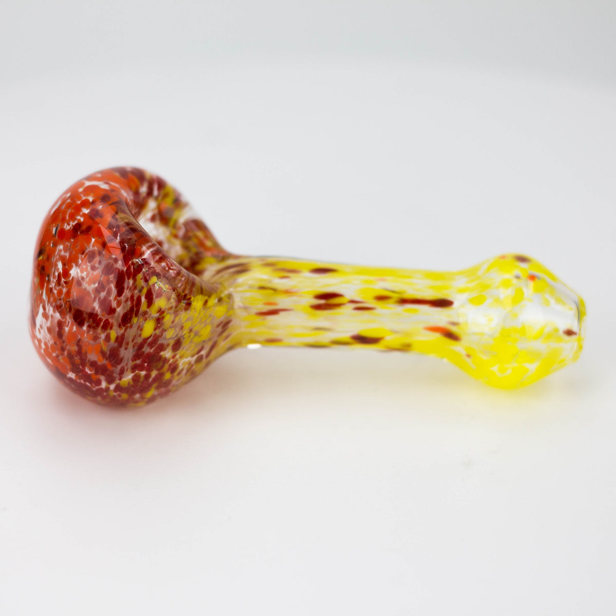 4 inch Explosion Glass Pipe with carb hole