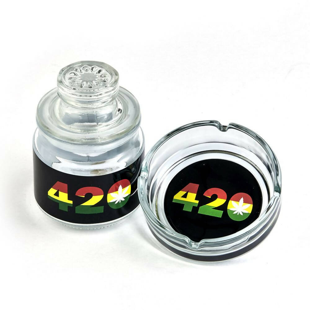 420 Stash Jar & Ashtray Set