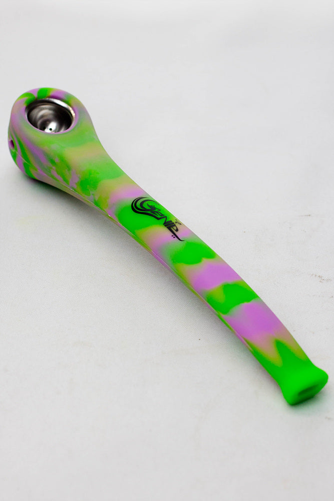 Genie Silicone Hand Pipe green