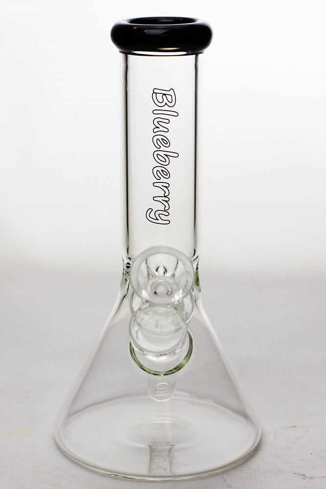 8" Blueberry Glass Beaker Water Bong