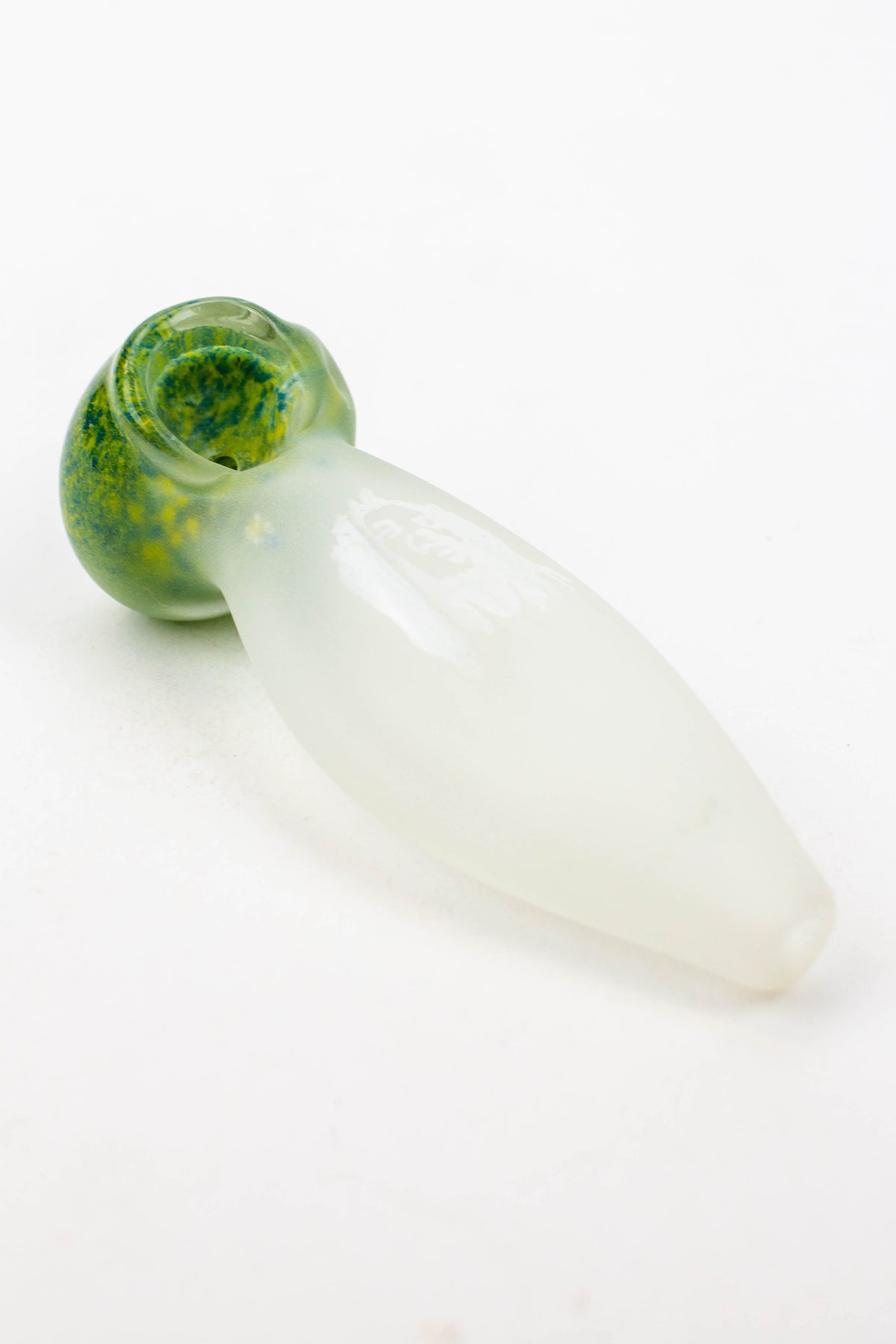 4.5" Frost soft glass hand pipe 