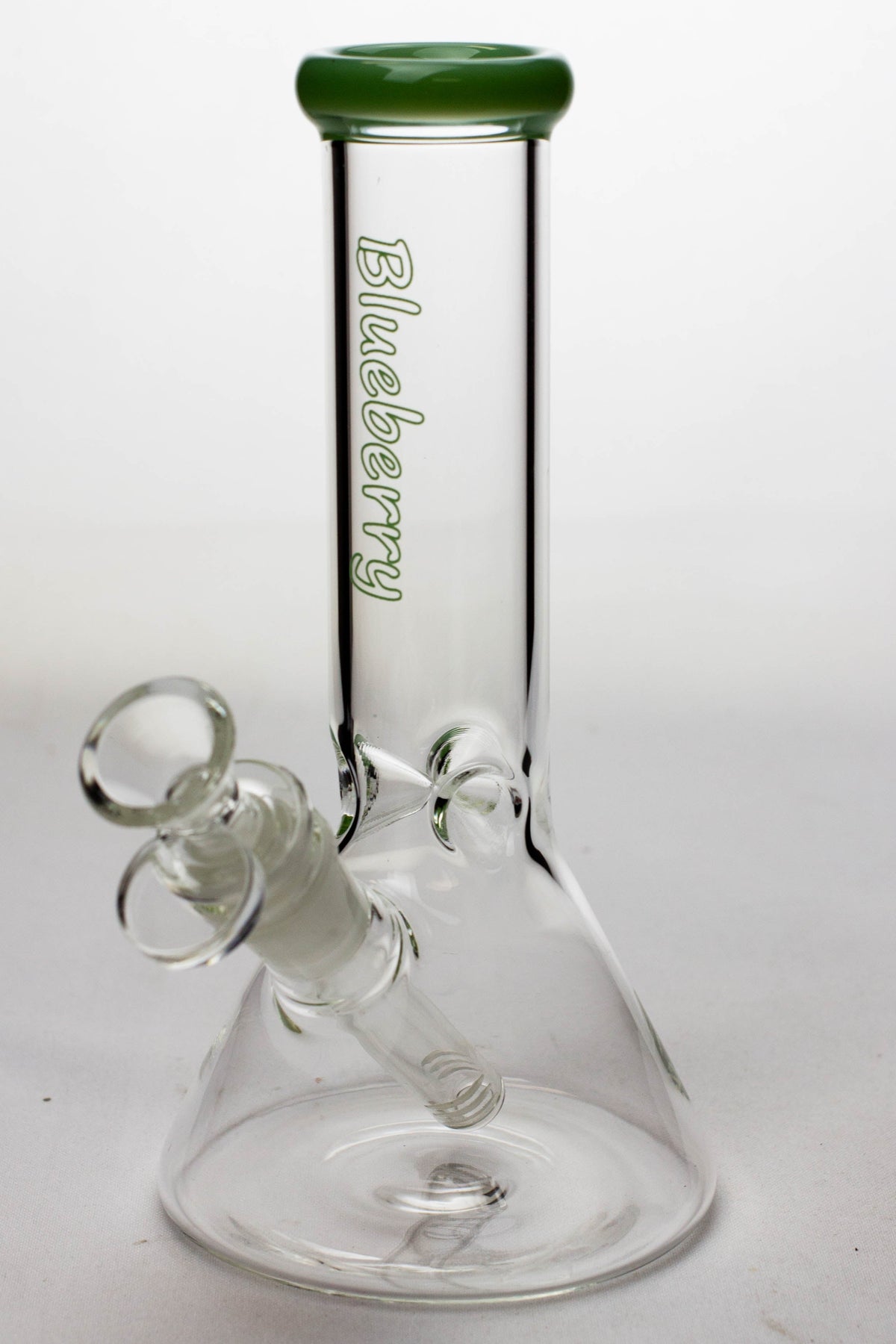 8" Blueberry Glass Beaker Bong Green