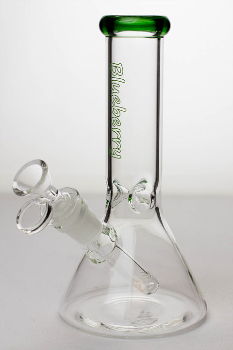 8" Blueberry Glass Beaker Bong Emerald