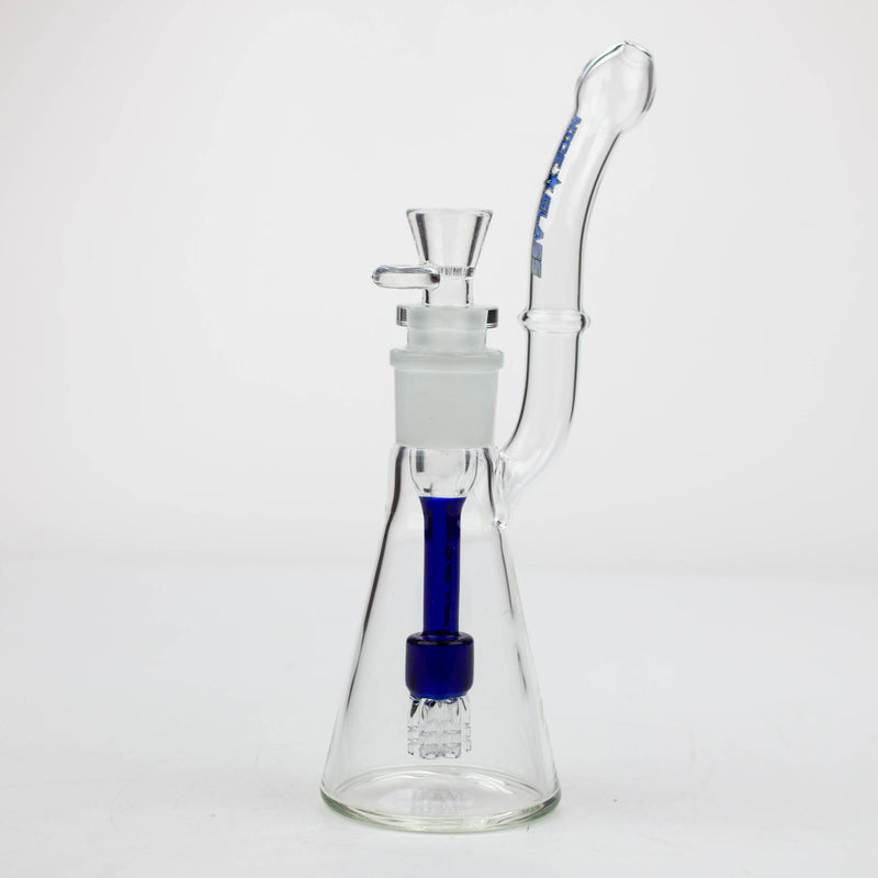 6-Arm Stem Bubbler Bong from Nice Glass in Blue