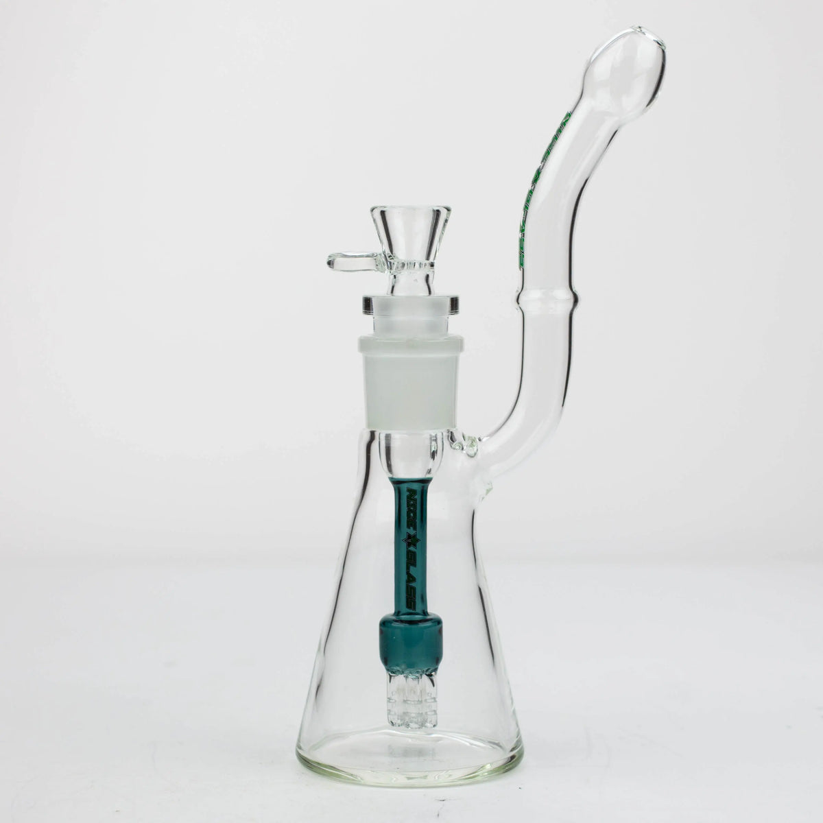 Side View of the 6-Arm Stem Bubbler Bong from Nice Glass