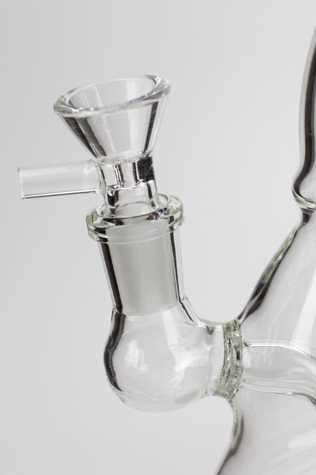 6" 2-in-1 fixed 3 hole diffuser bell bubbler bong canada