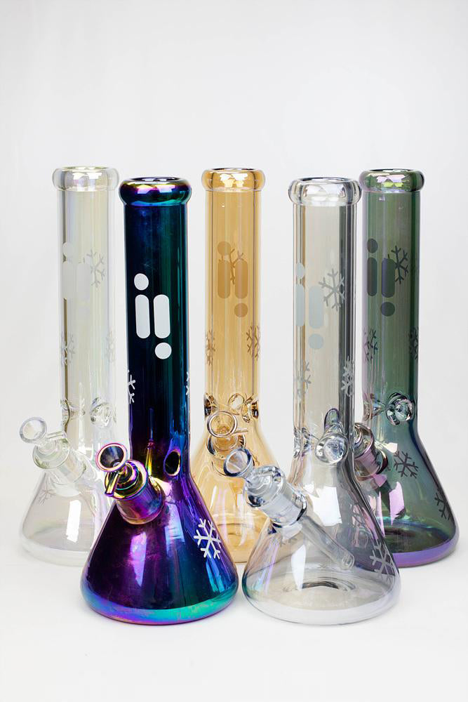 Infyniti 14" Snowflake Glass Water Bong