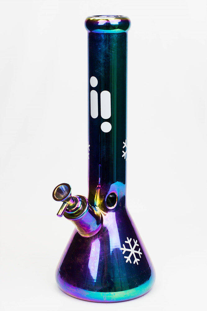 Infyniti 14" Snowflake Glass Beaker Bong