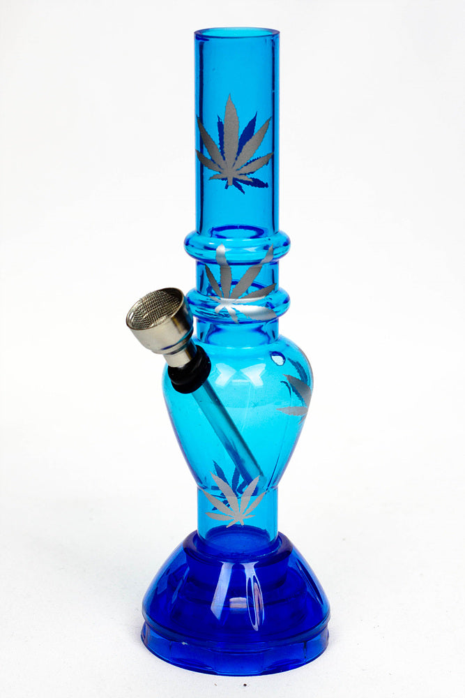 blue plastic bong with grinder base canada