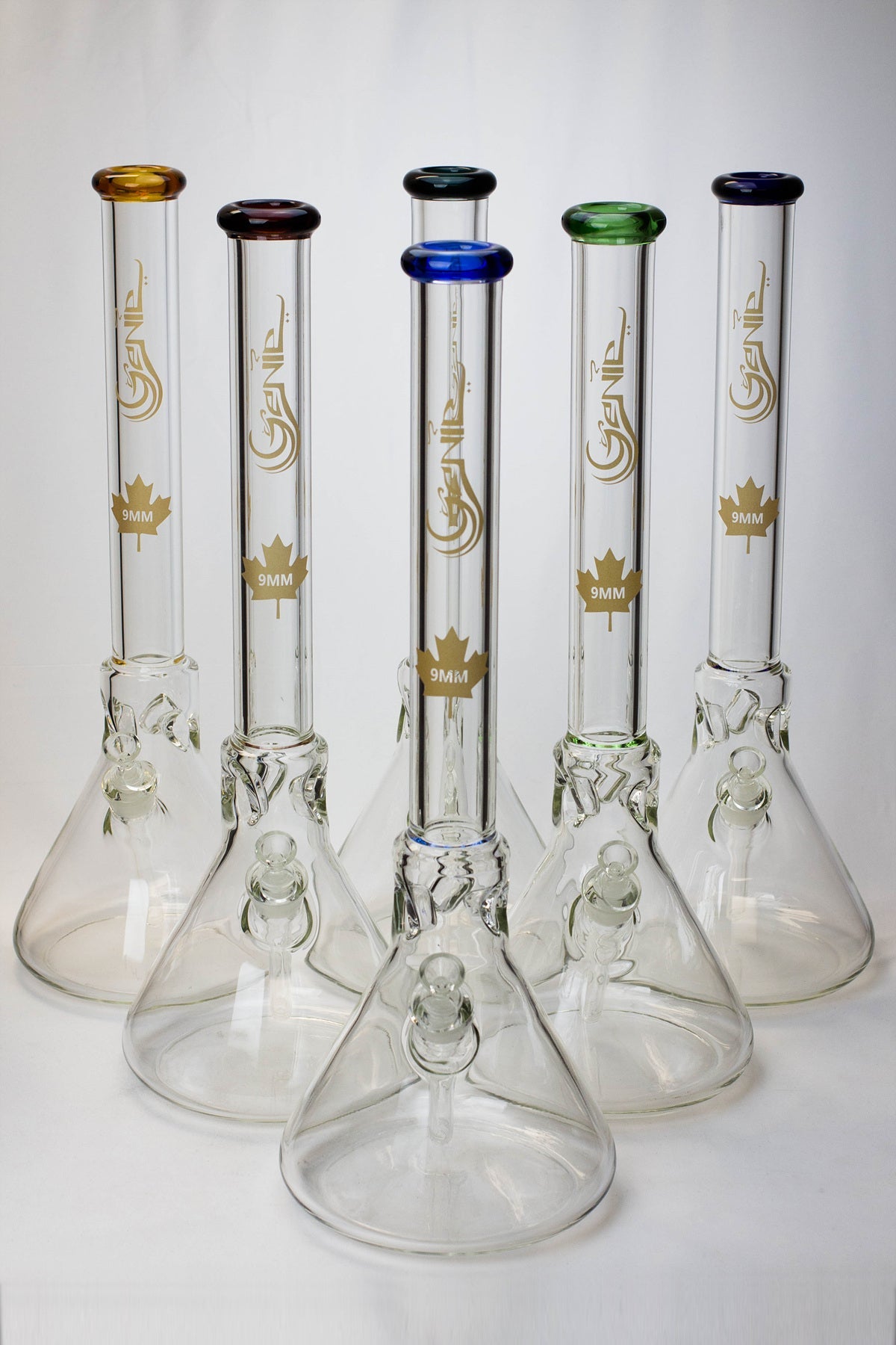 Genie 23 inch big glass beaker bong