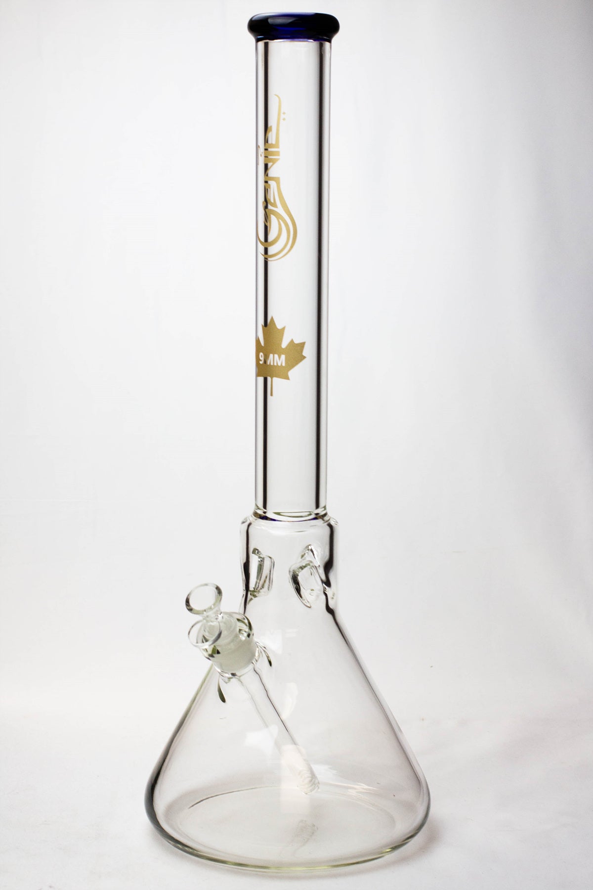 Genie 23 inch big glass beaker bong with clear body 