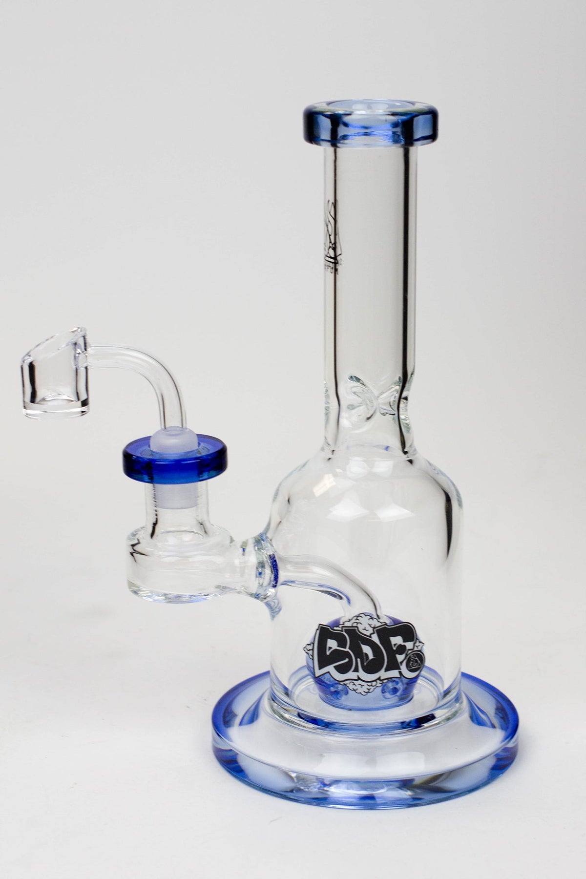 Squadafum Top-Hat Premium Dab Rig blue side view