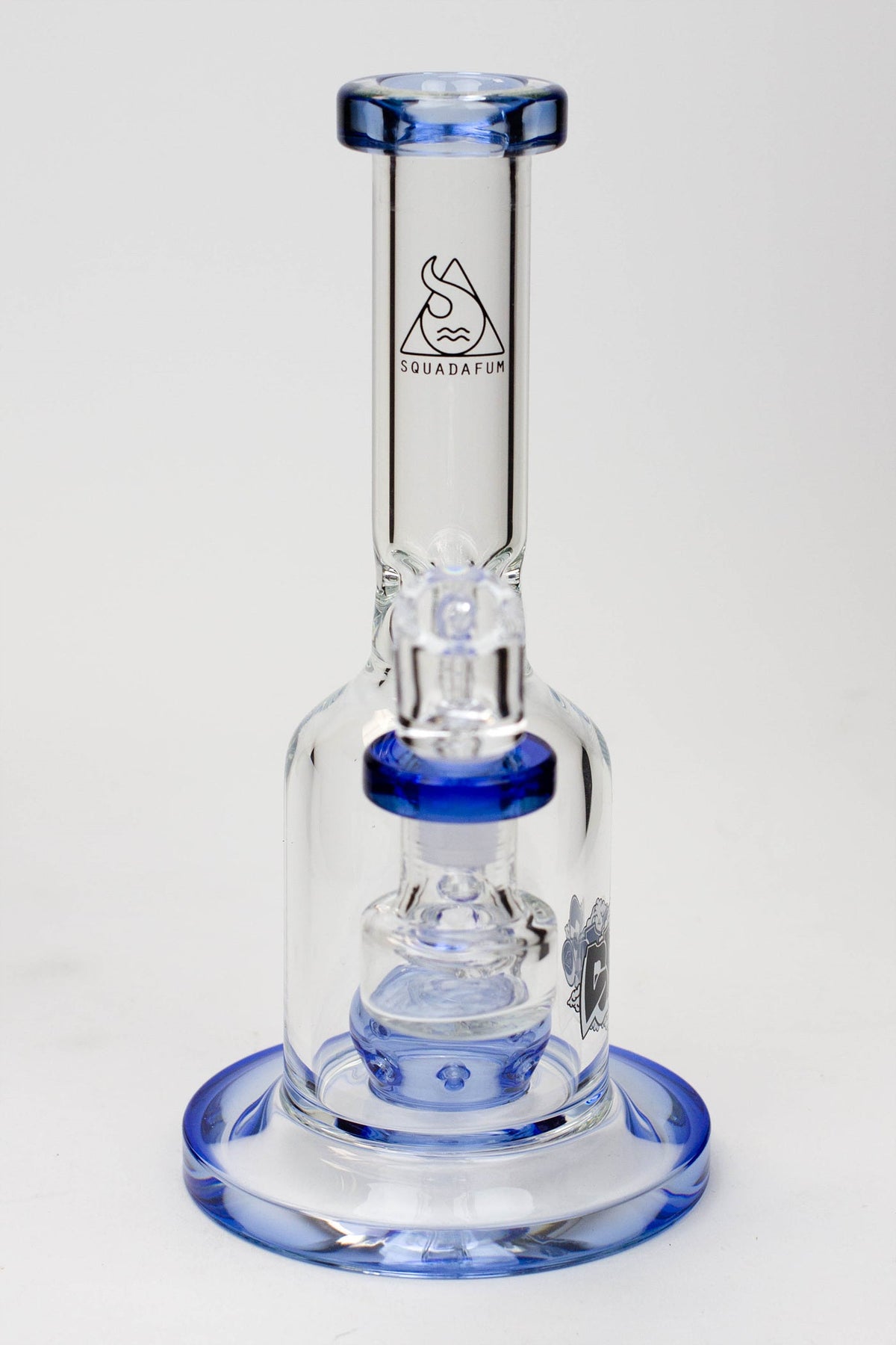 Squadafum Top-Hat Premium Dab Rig blue back view