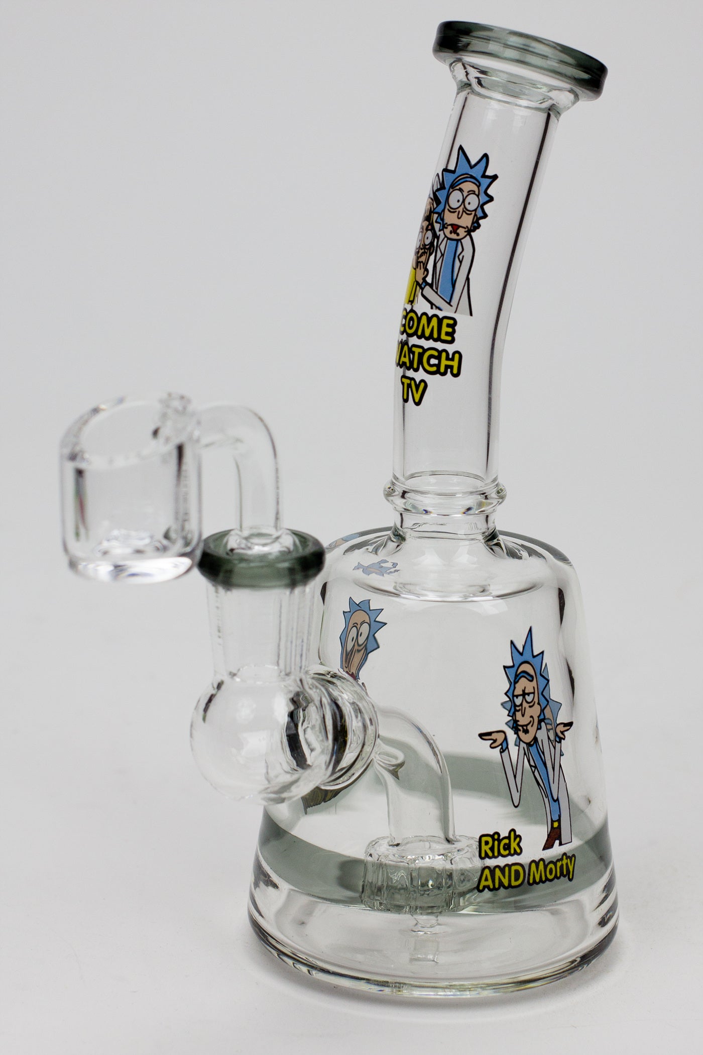 【激レア】Talkingボブルヘッド Rick Dempsey Rck And Mrty Shower Head Diffuser Dab Rig - Blaze Boutique Canada