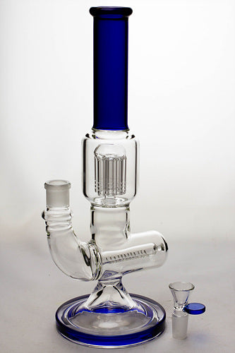 8 Arm Tree Perc Bong With Inline Diffuser and Glass Bowl Piece