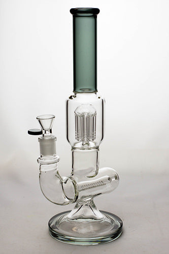 8 Arm Tree Perc Bong With Inline Diffuser in Lake Green