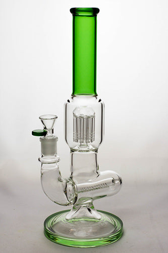 8 Arm Tree Perc Bong With Inline Diffuser in Green