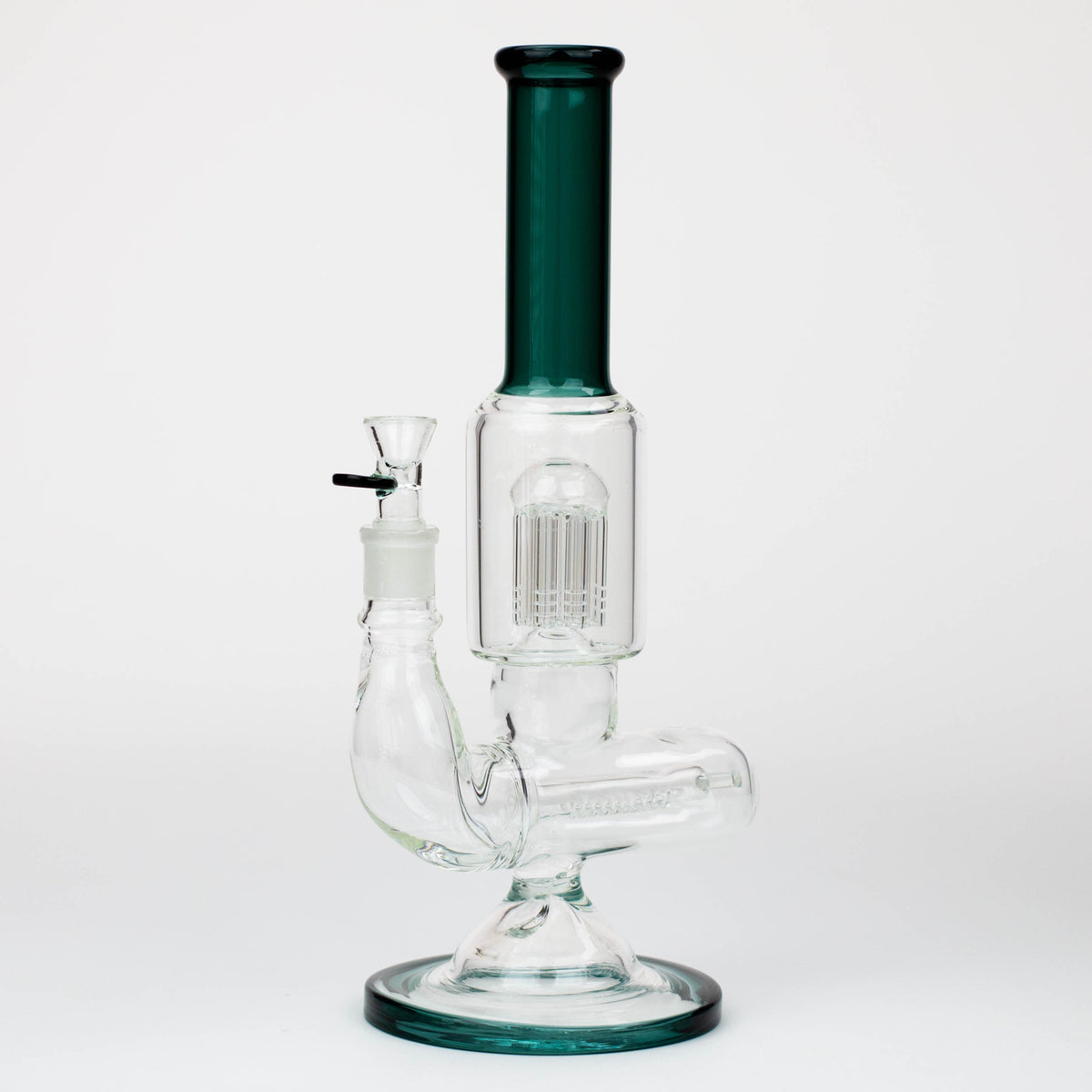 8 Arm Tree Perc Bong With Inline Diffuser in Teal