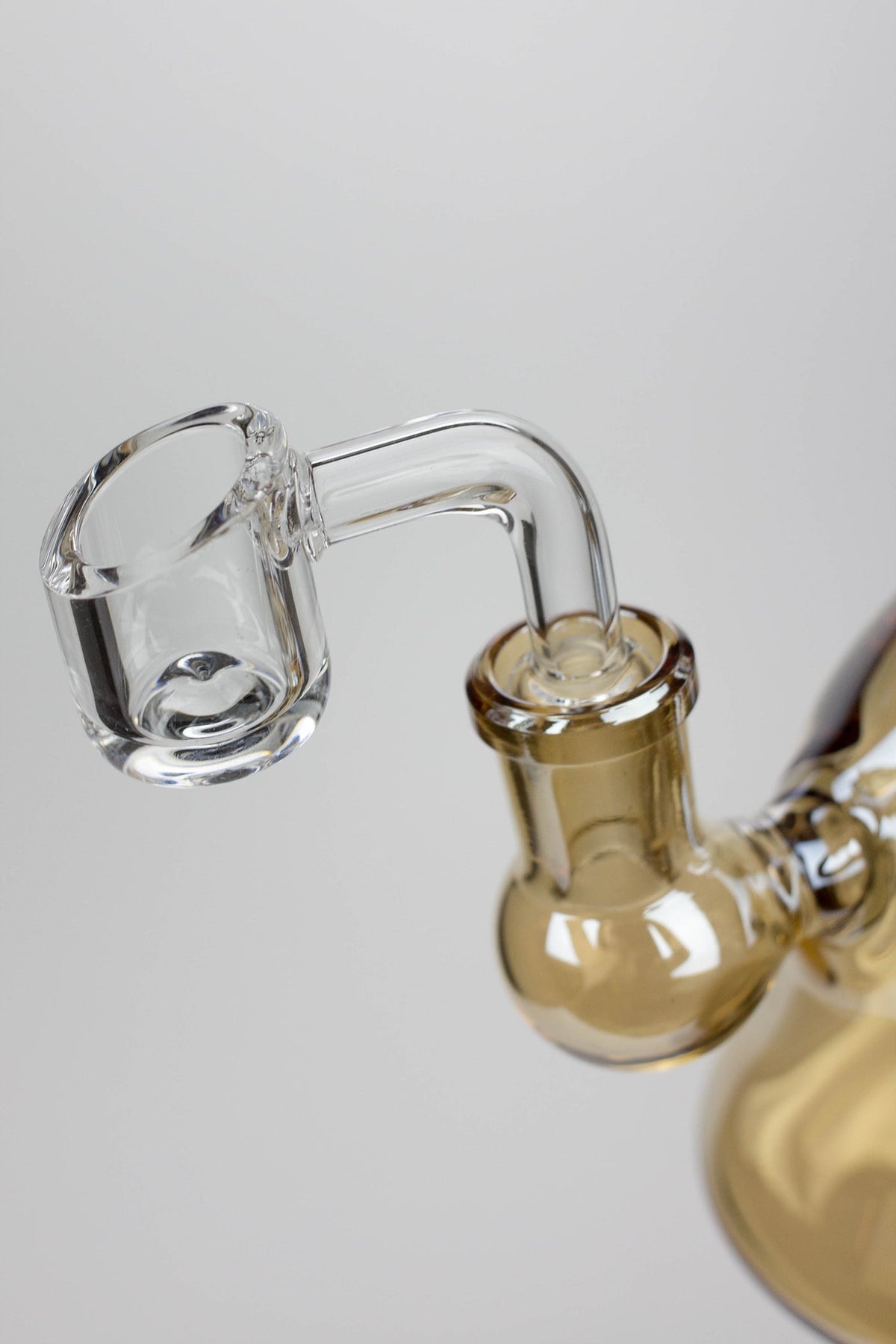 6" Metallic Tinted Bubbler with Fixed 3 Hole Diffuser Bell Banger