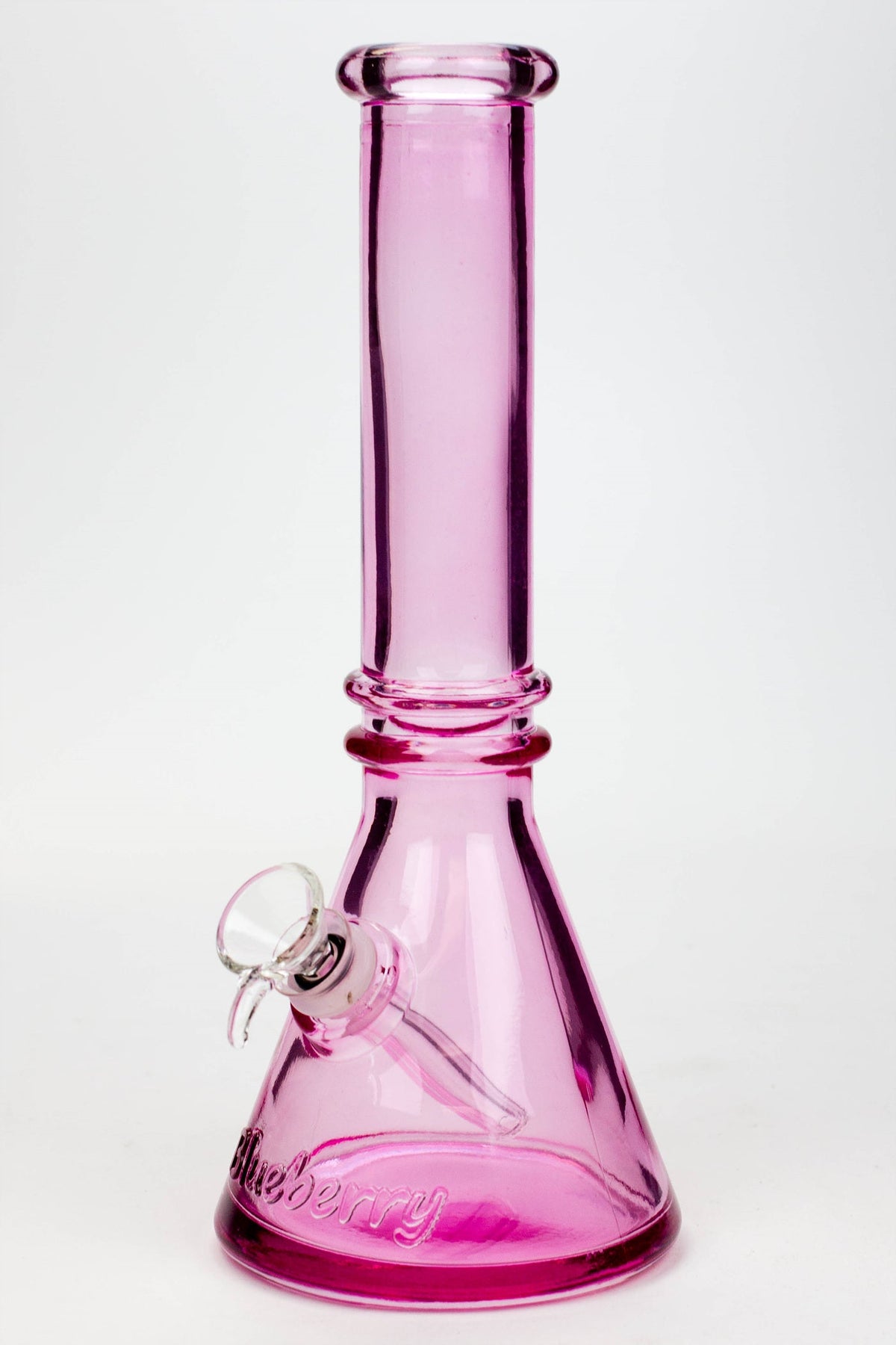 10" colored soft glass water bong_8