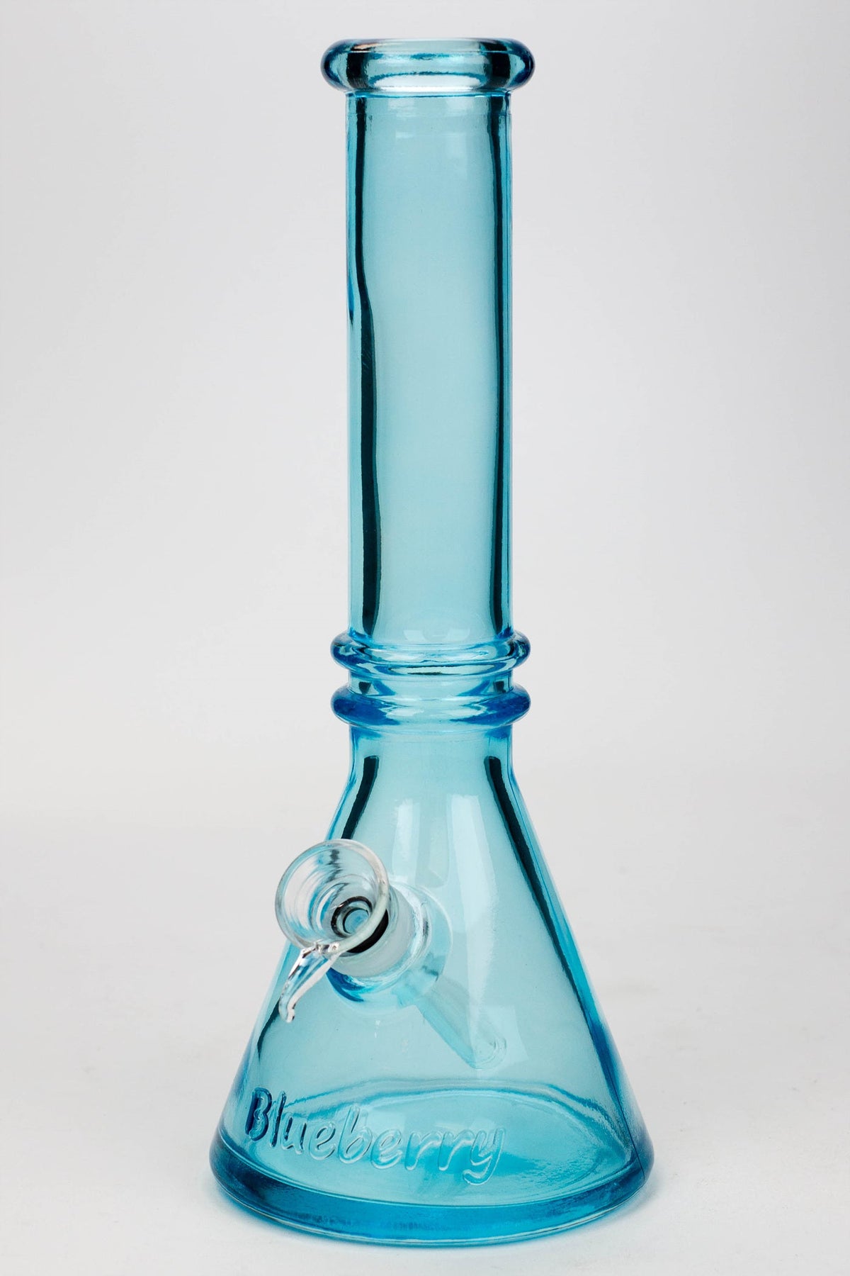 10" colored soft glass water bong_9