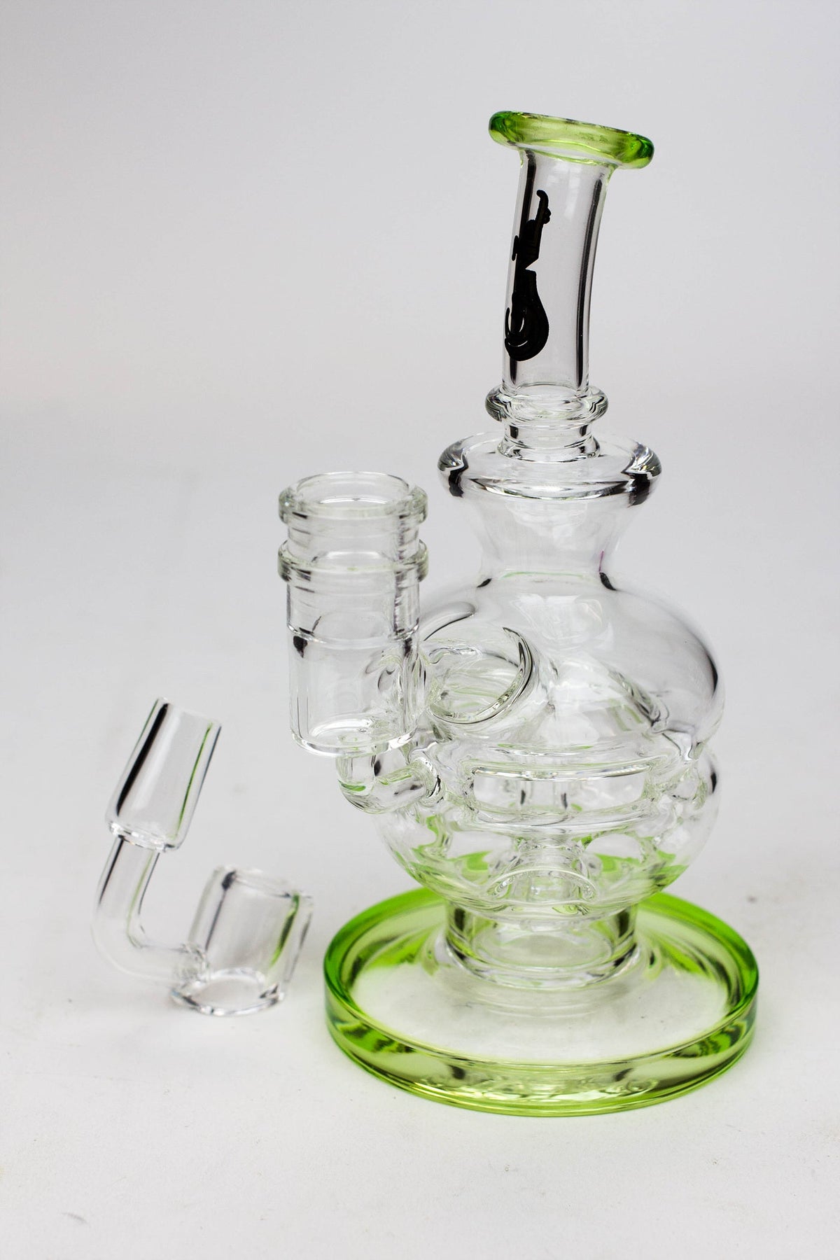 Genie Double glass recycler rig Canada