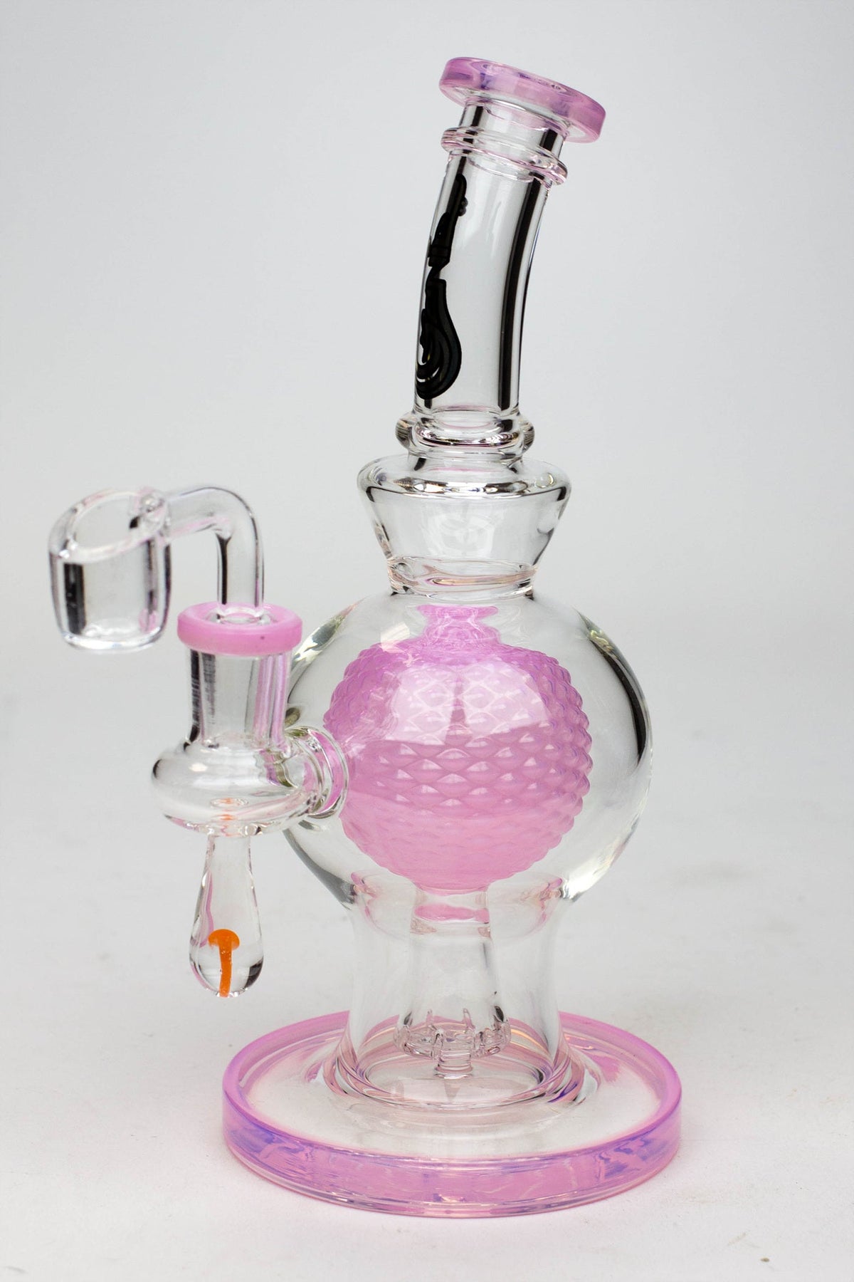 8" Genie Sphere Dab Rig pink