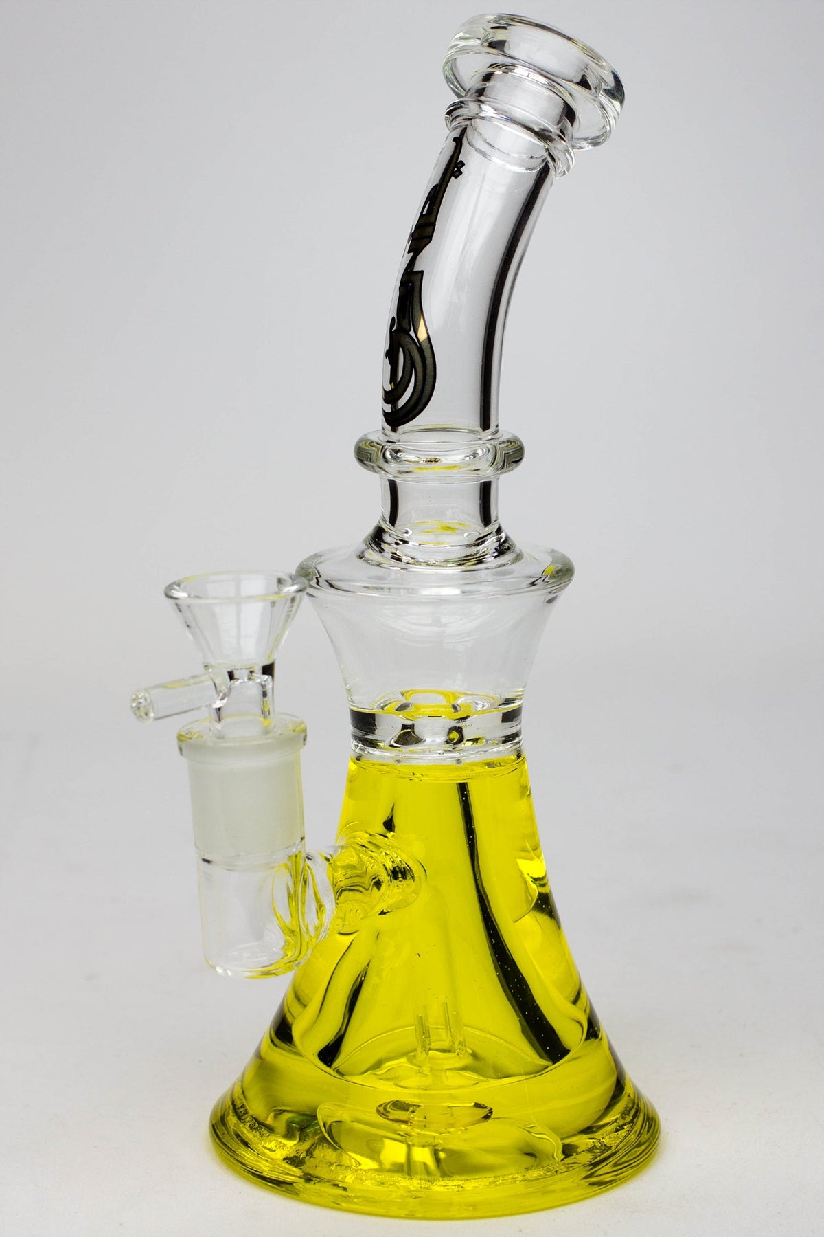 FrostFlow 9" GENIE Glass Beaker Bong - Canada - Yellow