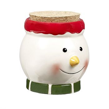 Snowman Novelty Stash Jar For Cannabis