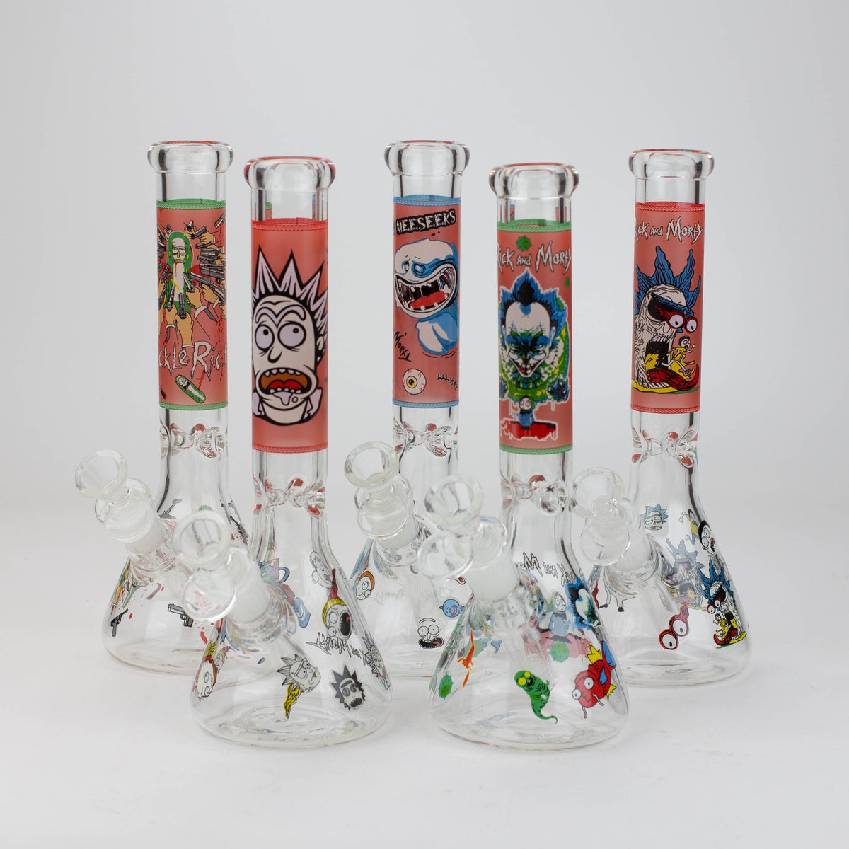 10" Rick And Morty Glass Beaker Bong Canada - Spaced Out Edition