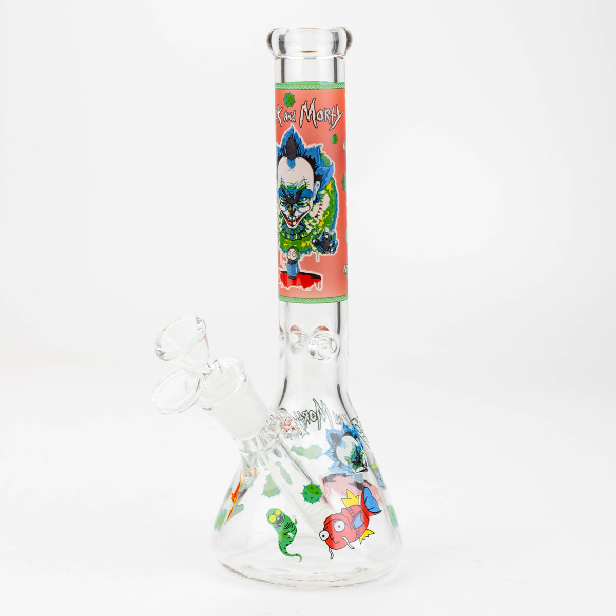 10" Rick And Morty Glass Beaker Bongs - Canada