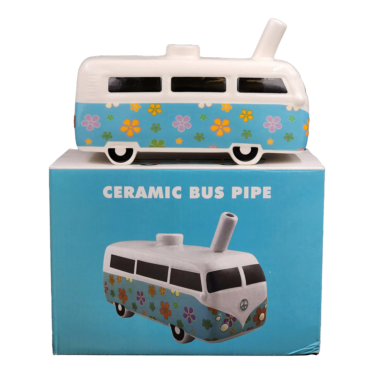 Hippie Bus Flower Pipe on Package