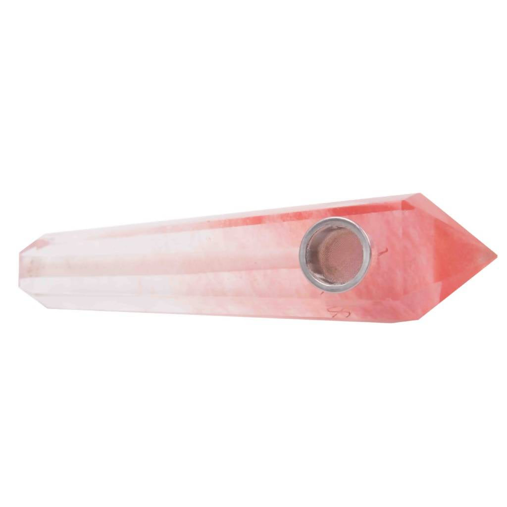 Red Melting Stone Quartz Pipe For Weed