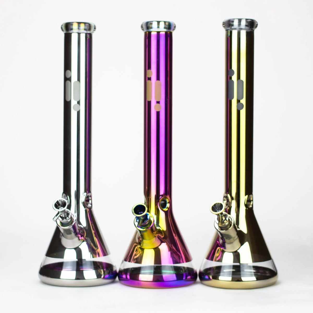 Infyniti 18-Inch Electroplated Glass Bong 