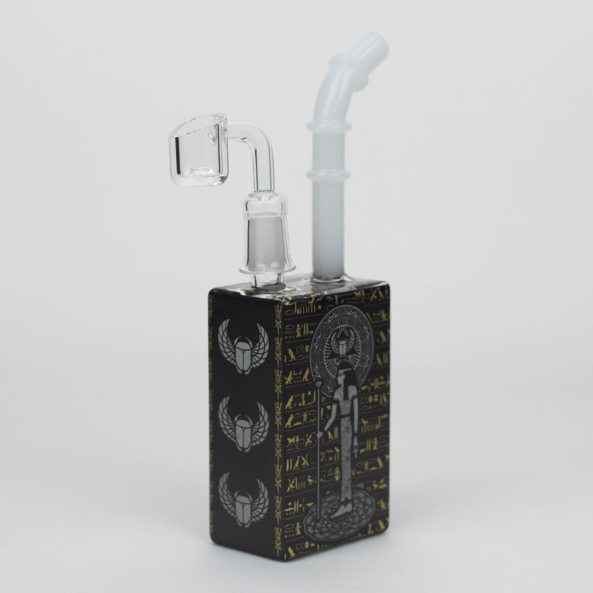 Glow In The Dark Juicy Box Dab Rig (Egyptian Edition) Cleo